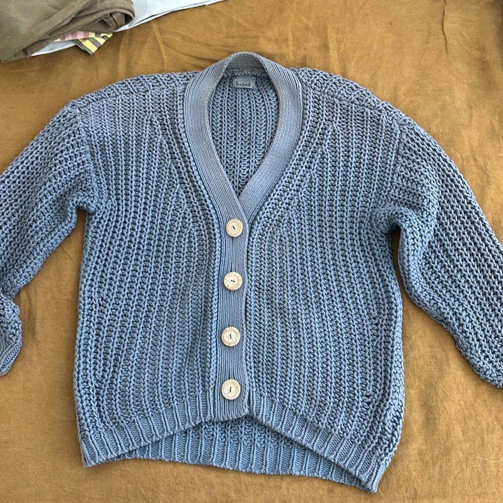 Babaa no18 blue cardigan